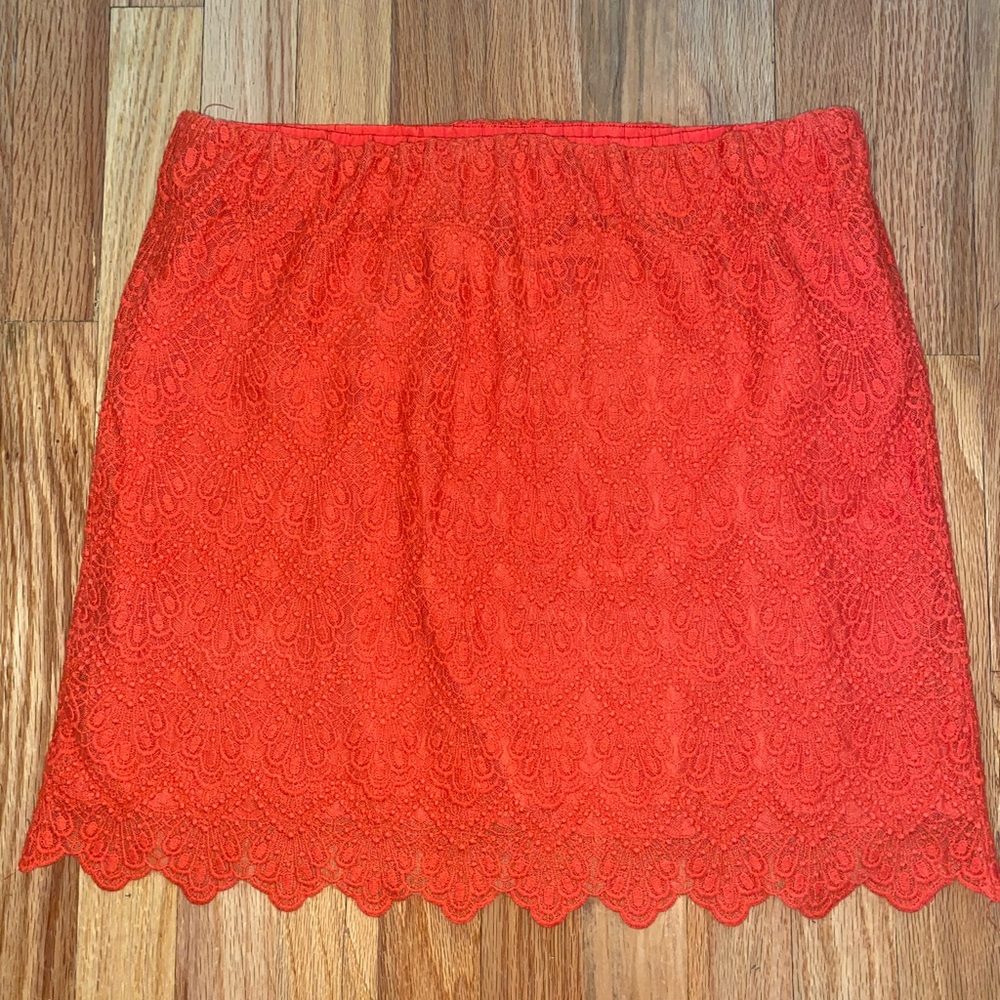 J CREW LACE SKIRT